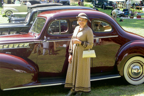 Lady with Car